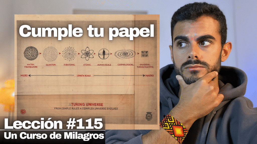Este es el propósito de cualquier ser humano en la tierra - Un Curso de Milagros Lección 115