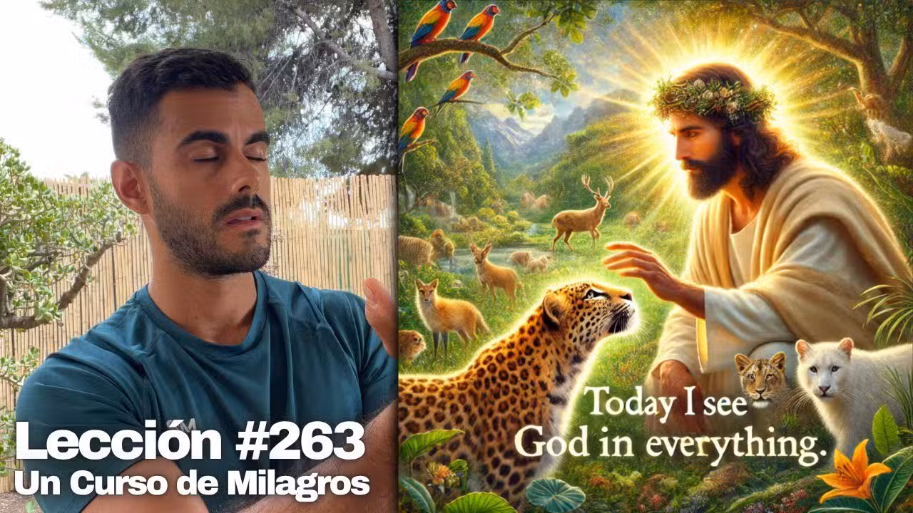 Lección 263 Un Curso de Milagros: Hoy veo a Dios en todo 🐆