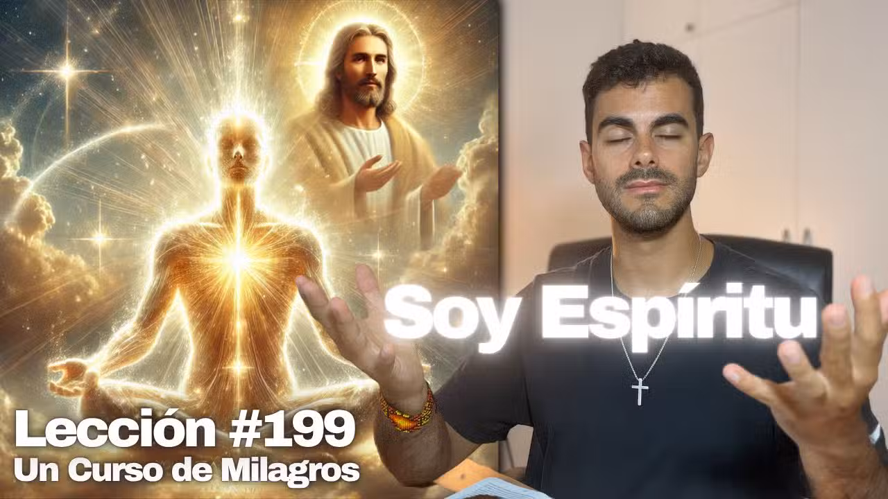 Lección 199 Un Curso de Milagros: No Eres un Cuerpo, Eres Libre (meditación al final)